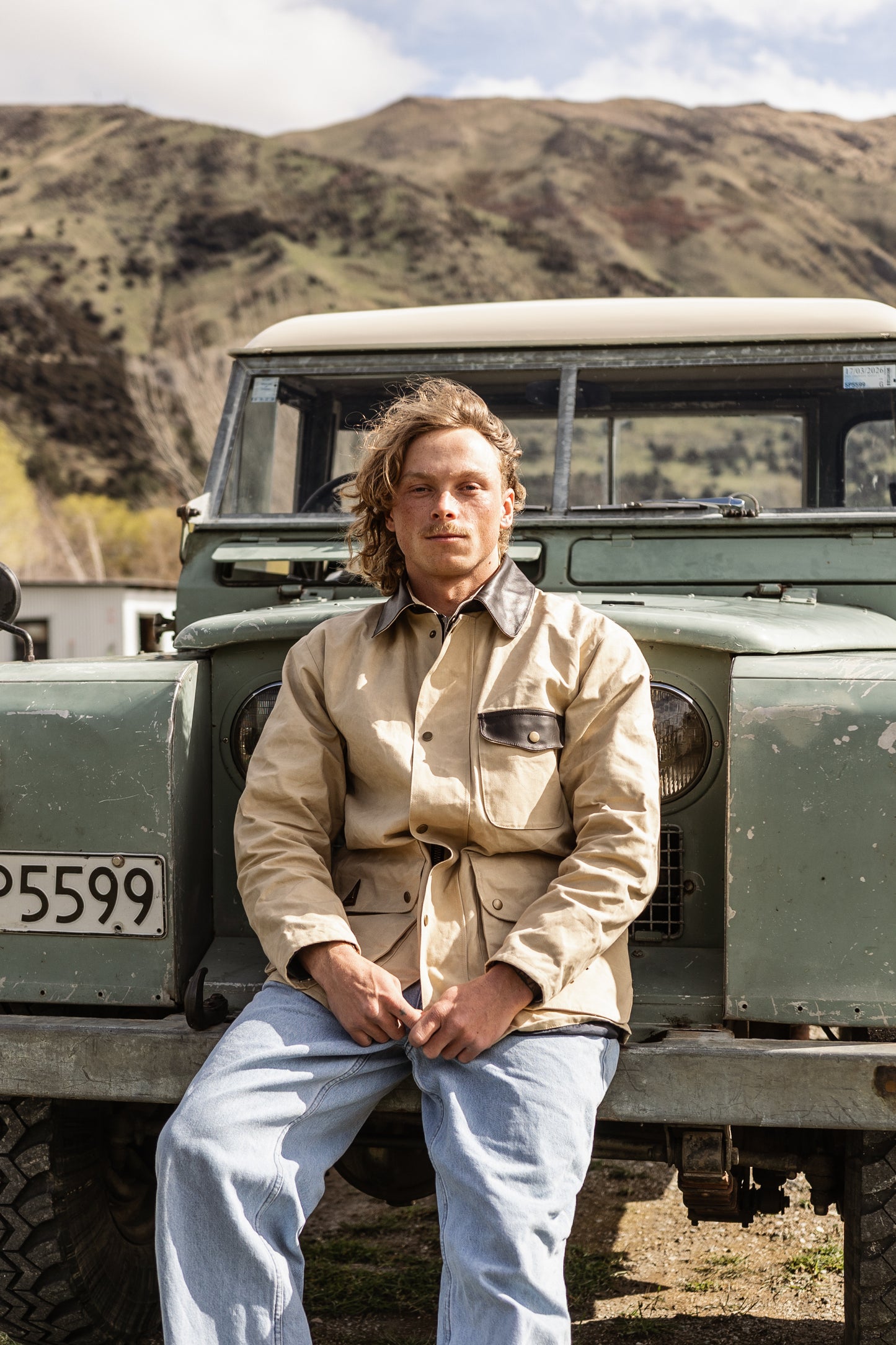 Waxed Heritage Jacket - Stone