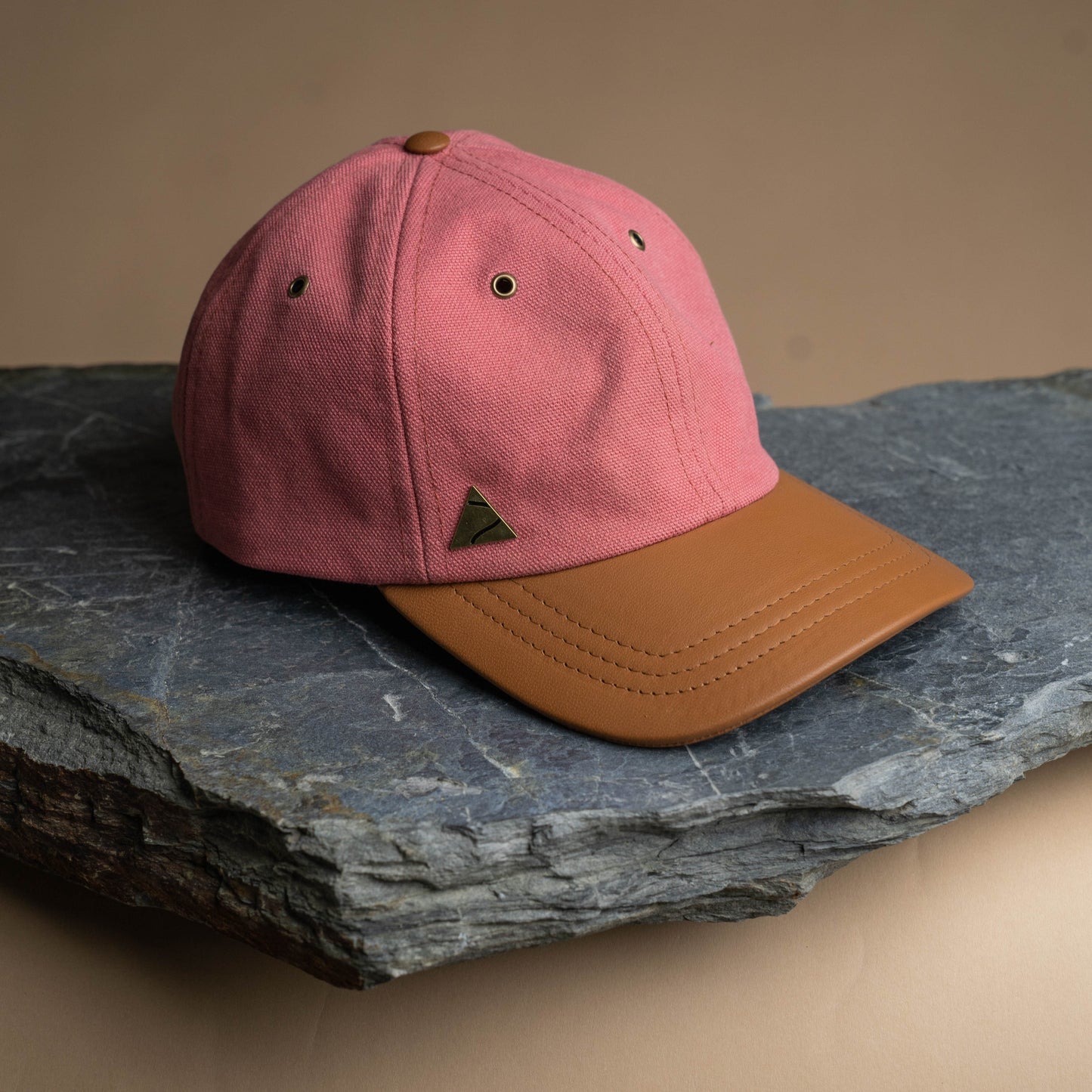 Fujikinbai Lupin Baseball Cap - Leather & Brass