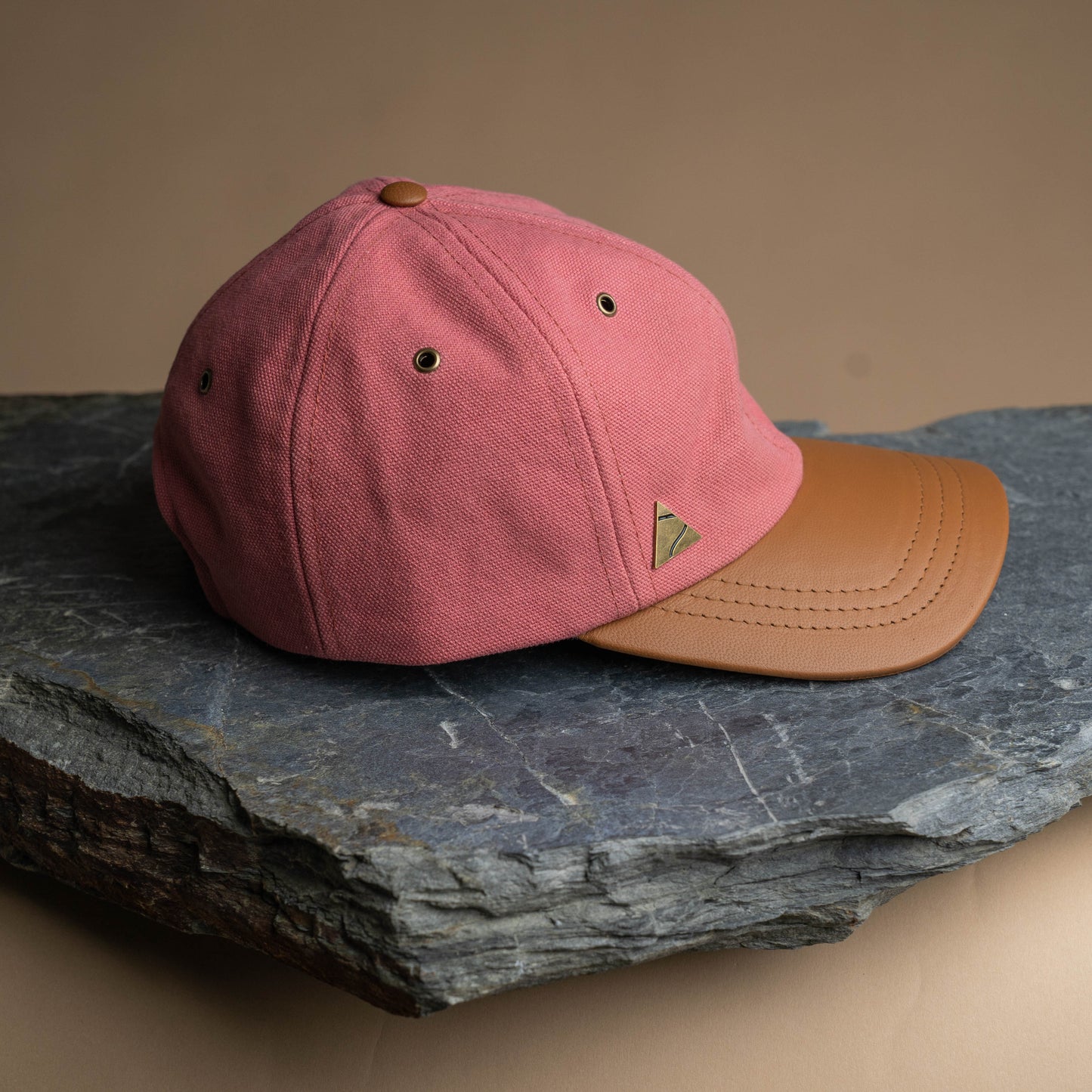 Fujikinbai Lupin Baseball Cap - Leather & Brass