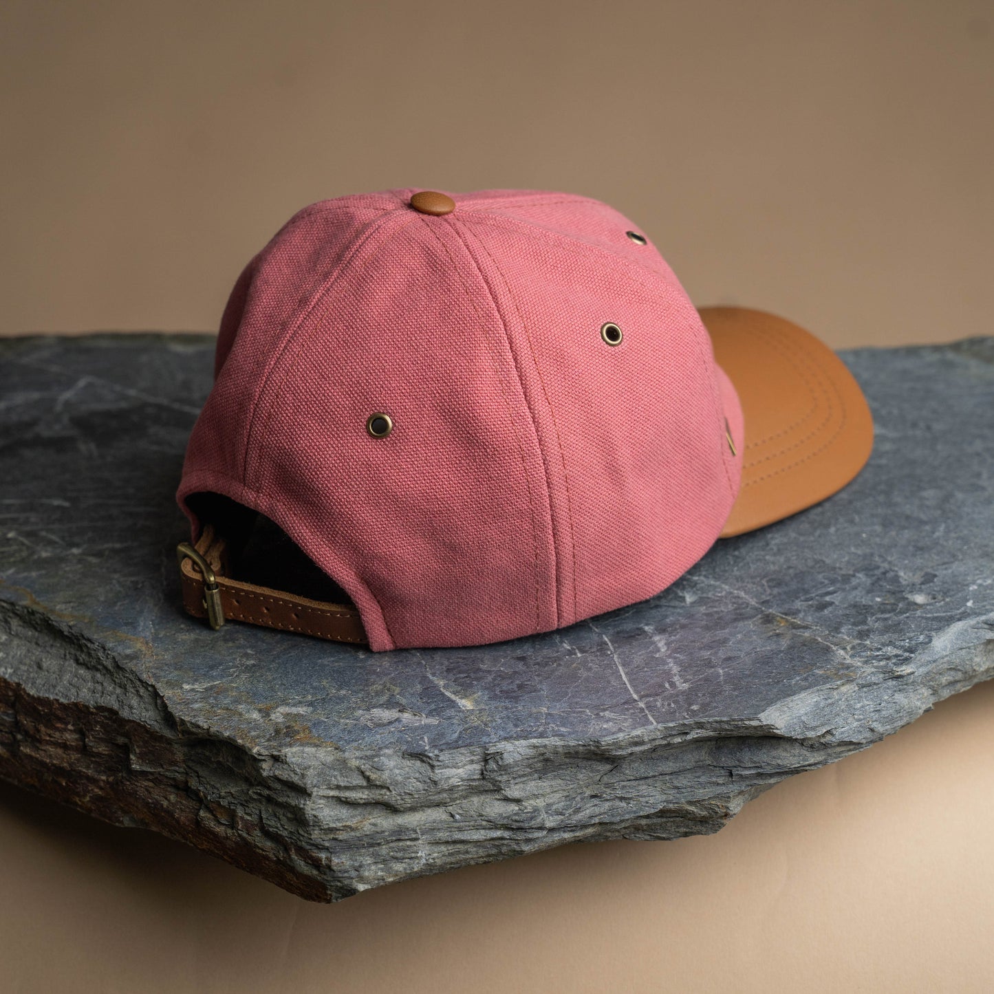 Fujikinbai Lupin Baseball Cap - Leather & Brass