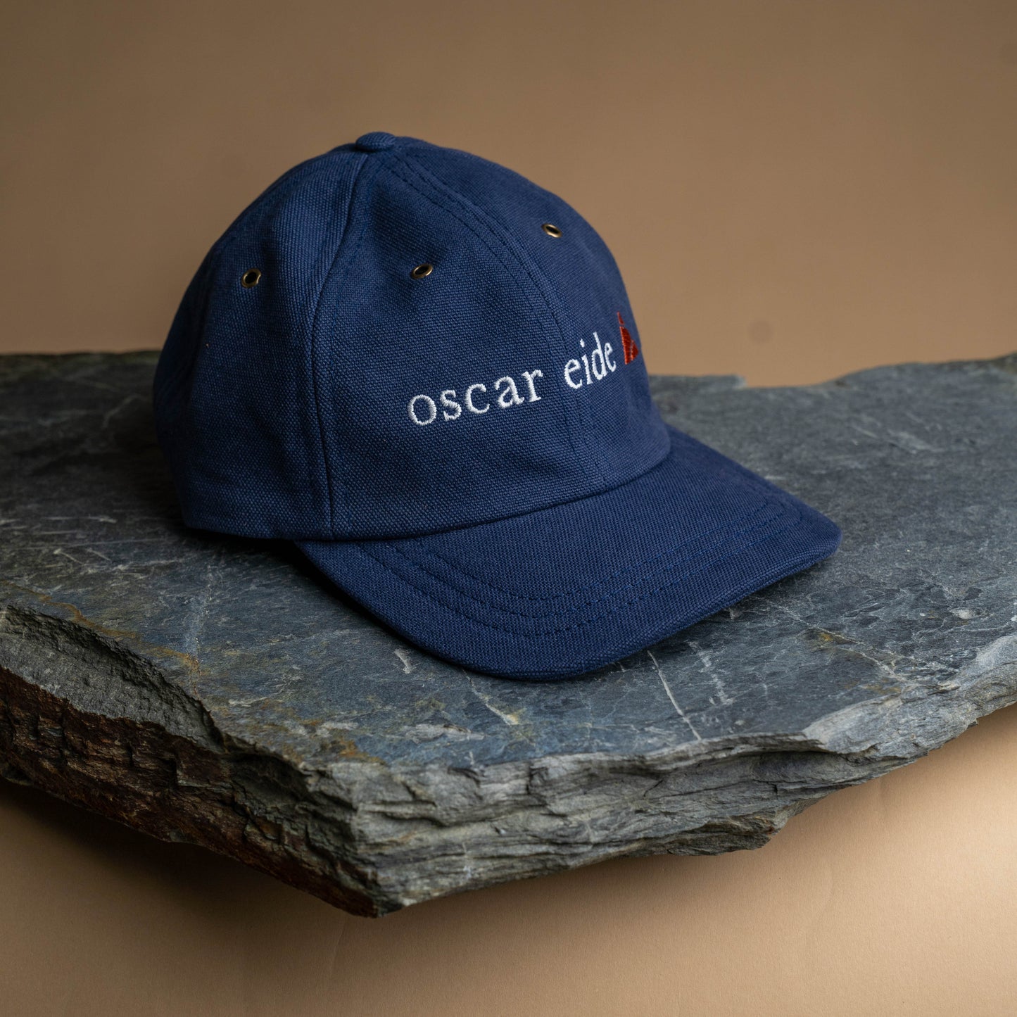 Fujikinbai Embroidered Cap - Deep Tasman Navy