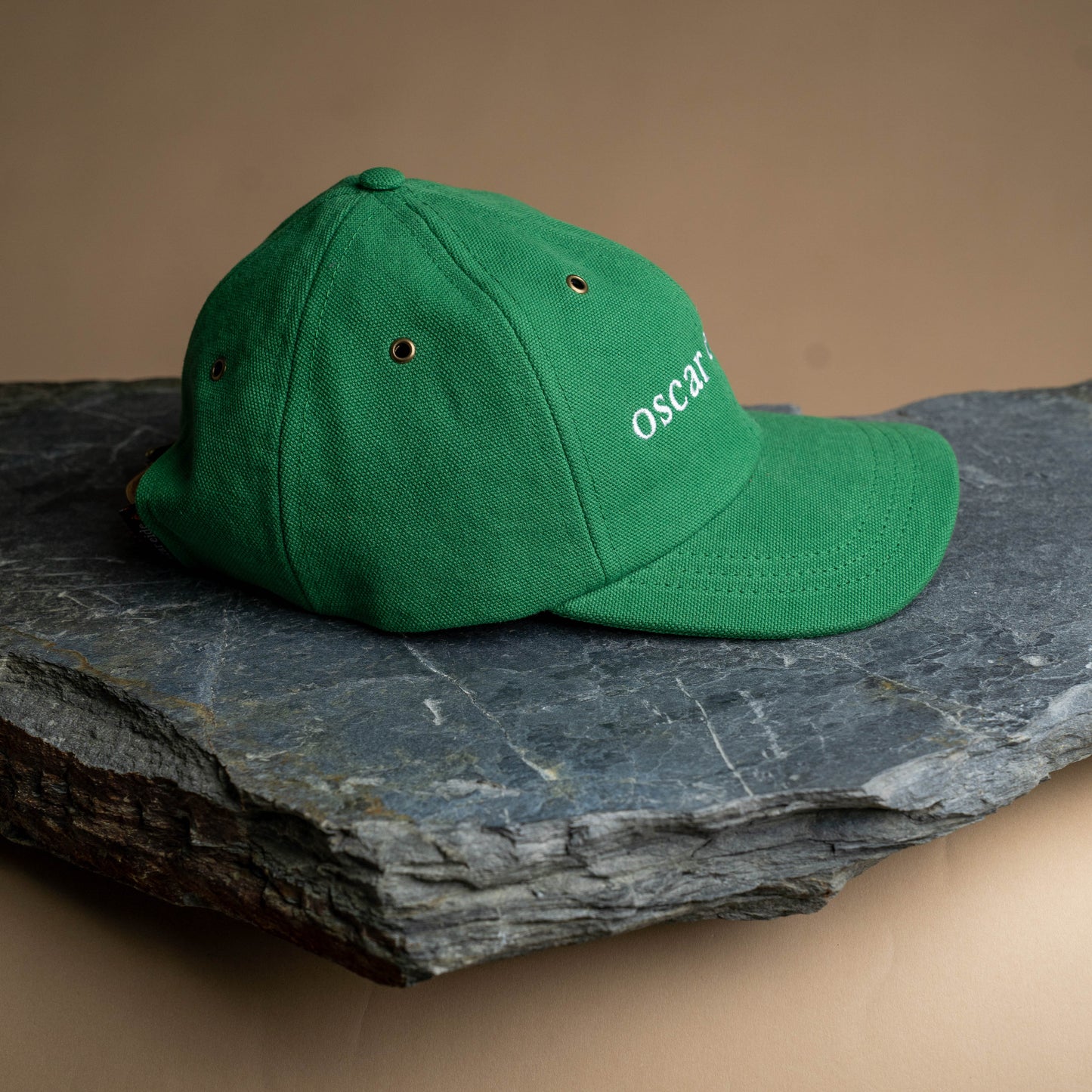 Fujikinbai Embroidered Cap - Kākāriki Green