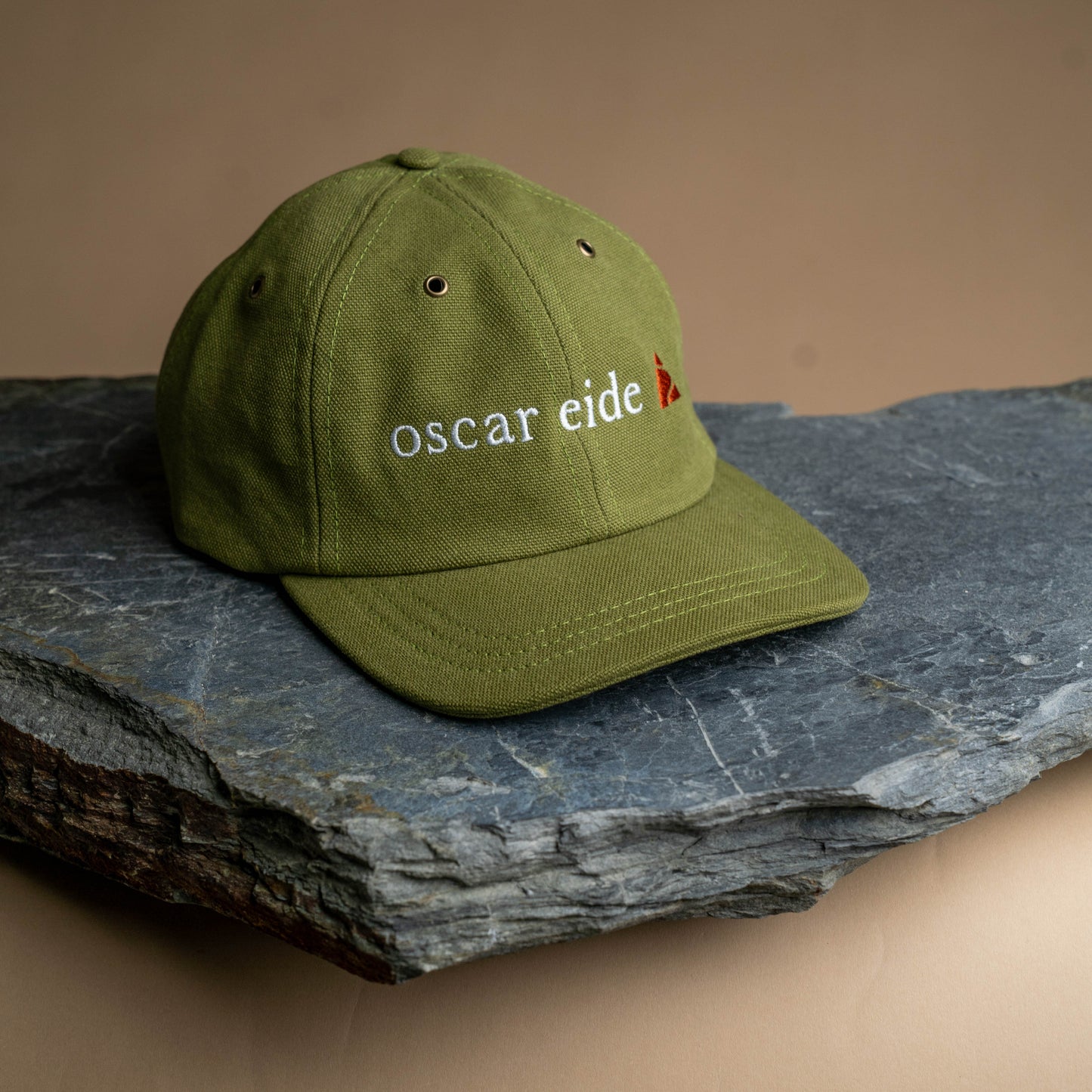 Fujikinbai Embroidered Cap - Olive