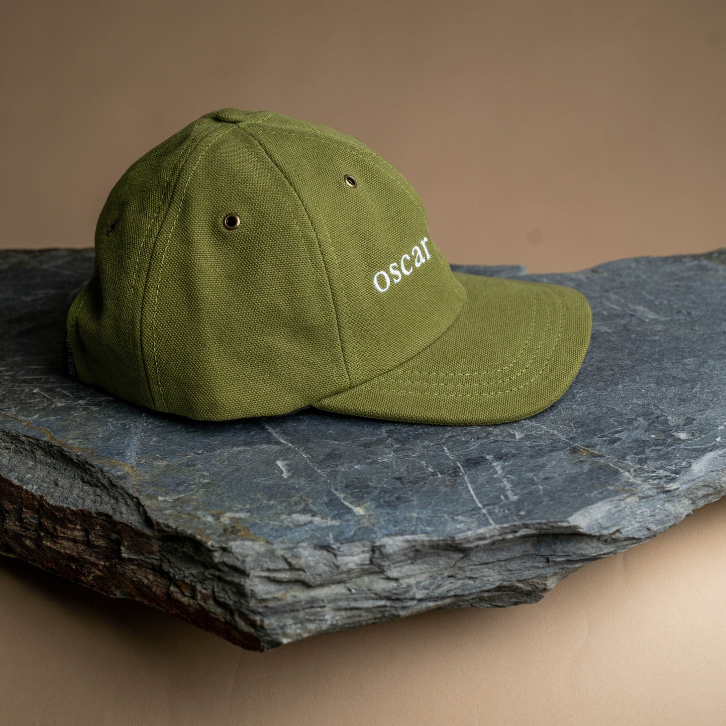 Fujikinbai Embroidered Cap - Olive