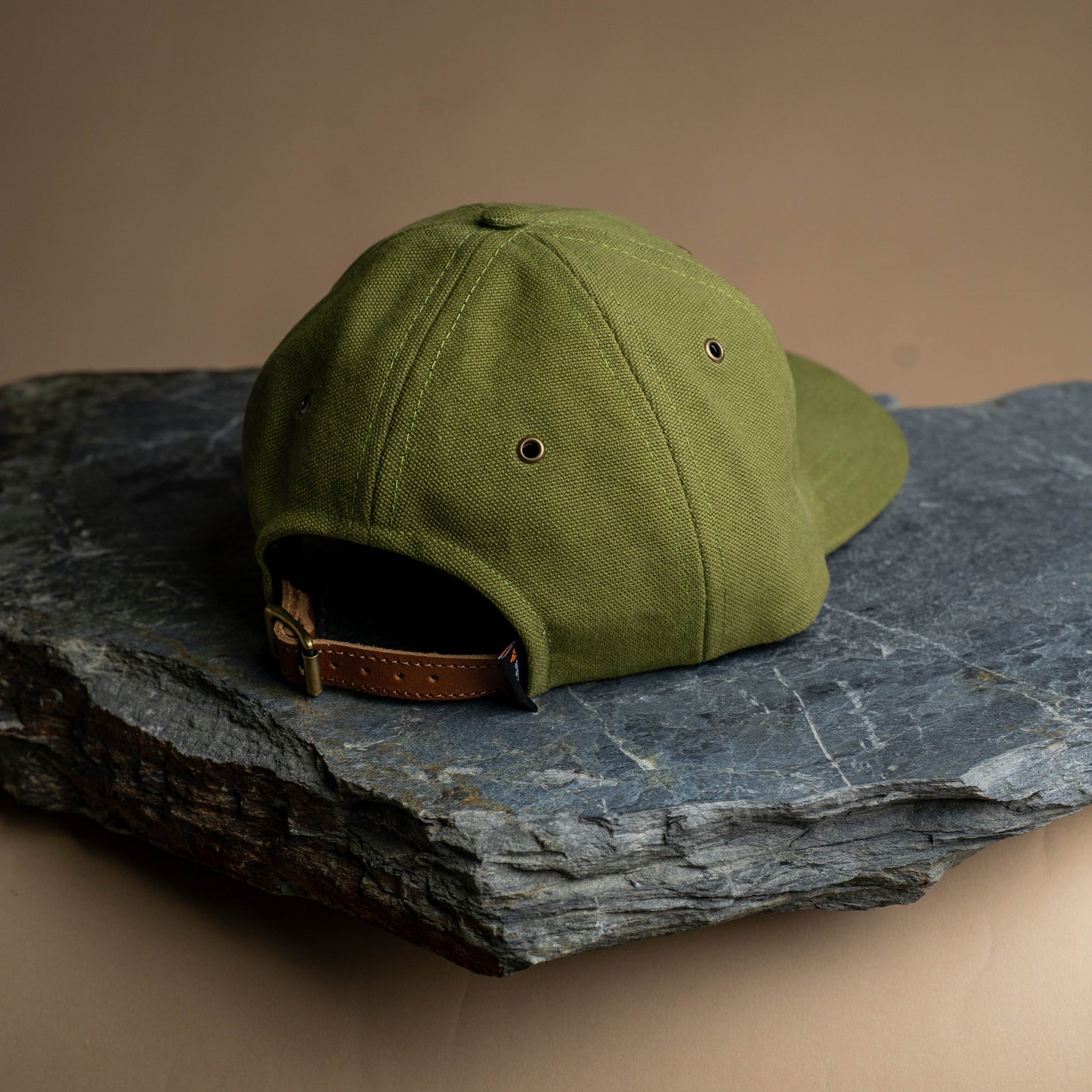 Fujikinbai Embroidered Cap - Olive