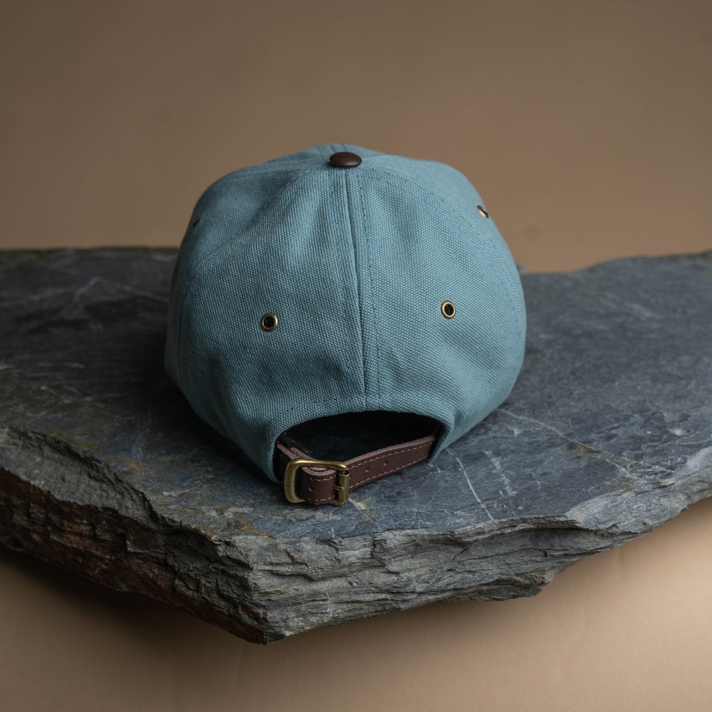 Fujikinbai Pacific Baseball Cap - Leather & Brass