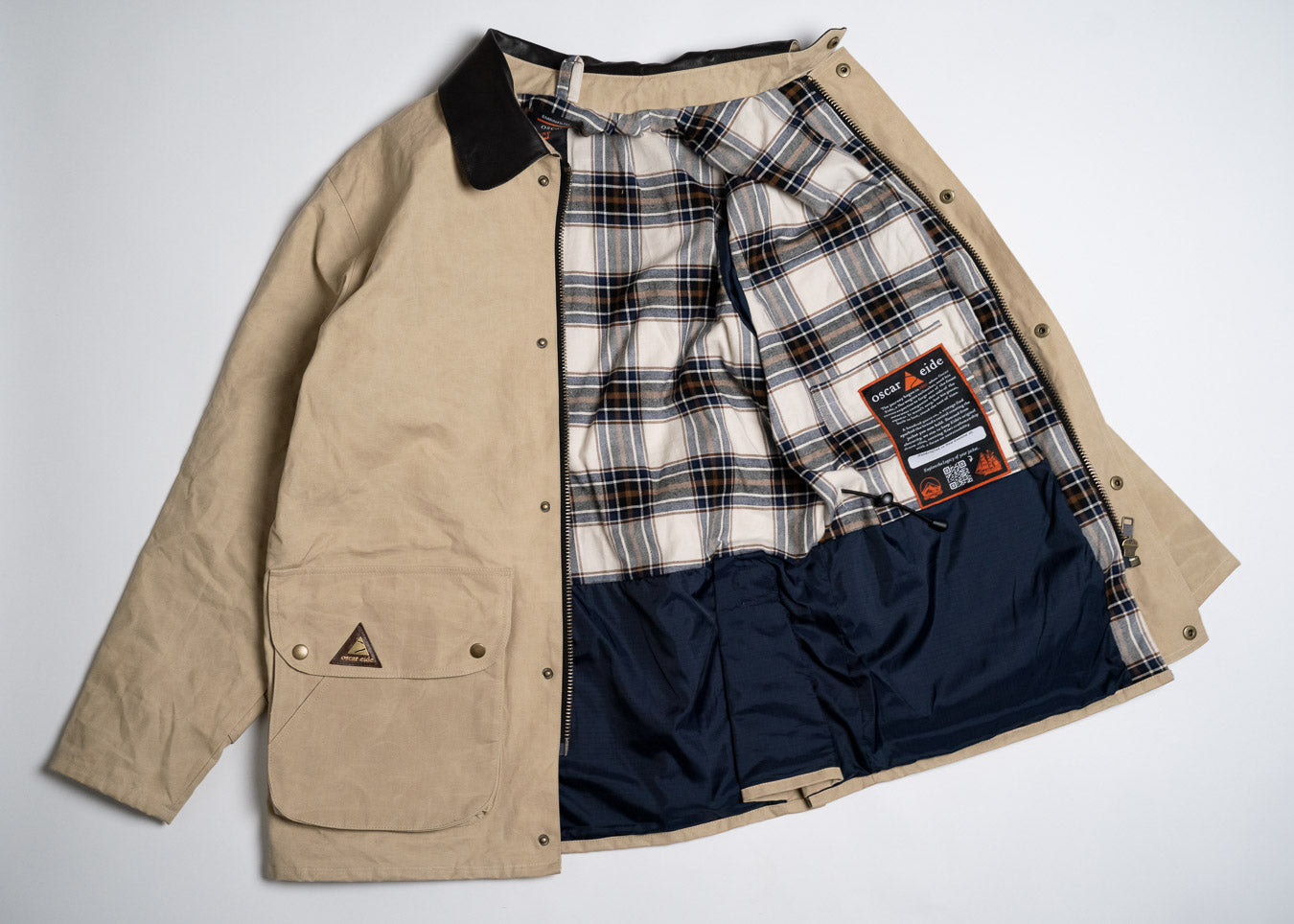 Waxed Heritage Jacket - Stone