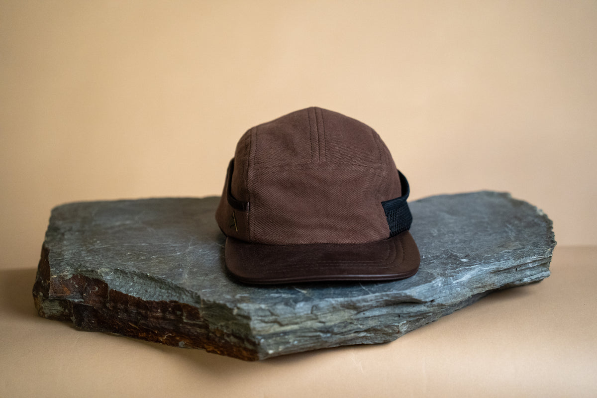 Ridgeline Utility Hat - Double Brown with Leather