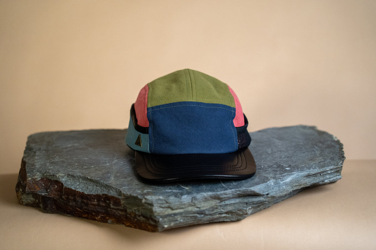 Ridgeline Utility Hat - Leather Multicolour Off-Cut