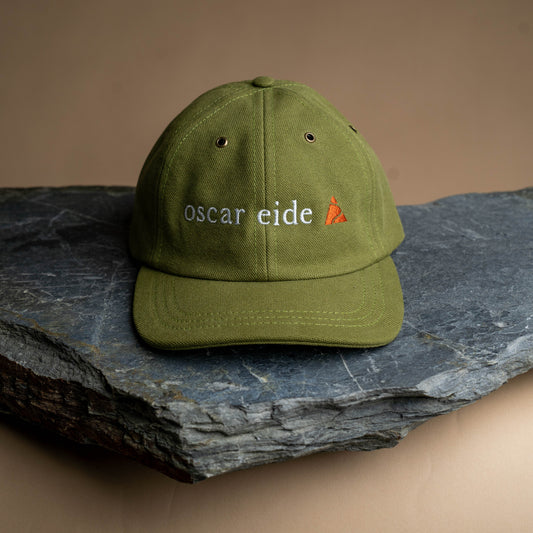 Fujikinbai Embroidered Cap - Olive