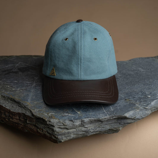 Fujikinbai Pacific Baseball Cap - Leather & Brass