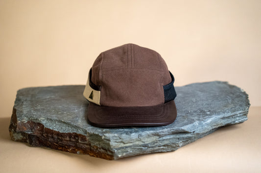 Ridgeline Utility Hat - Brown X Stone with Leather