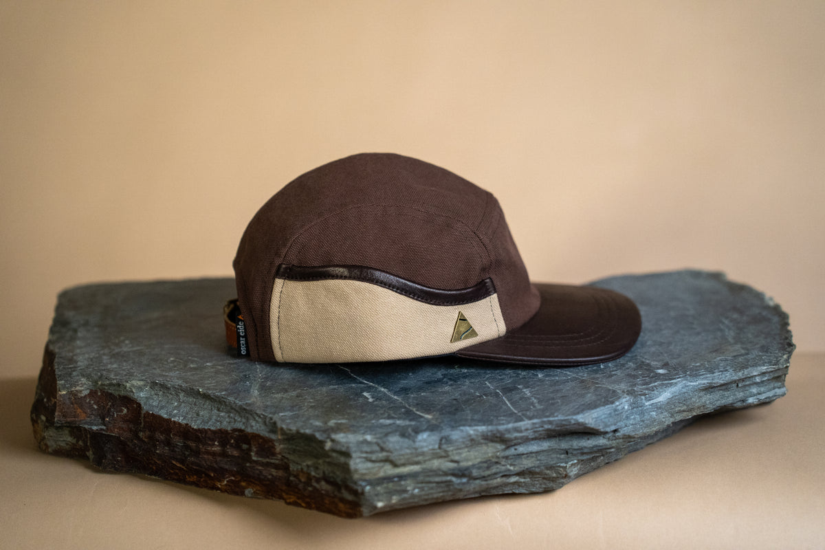 Ridgeline Utility Hat - Brown X Stone with Leather