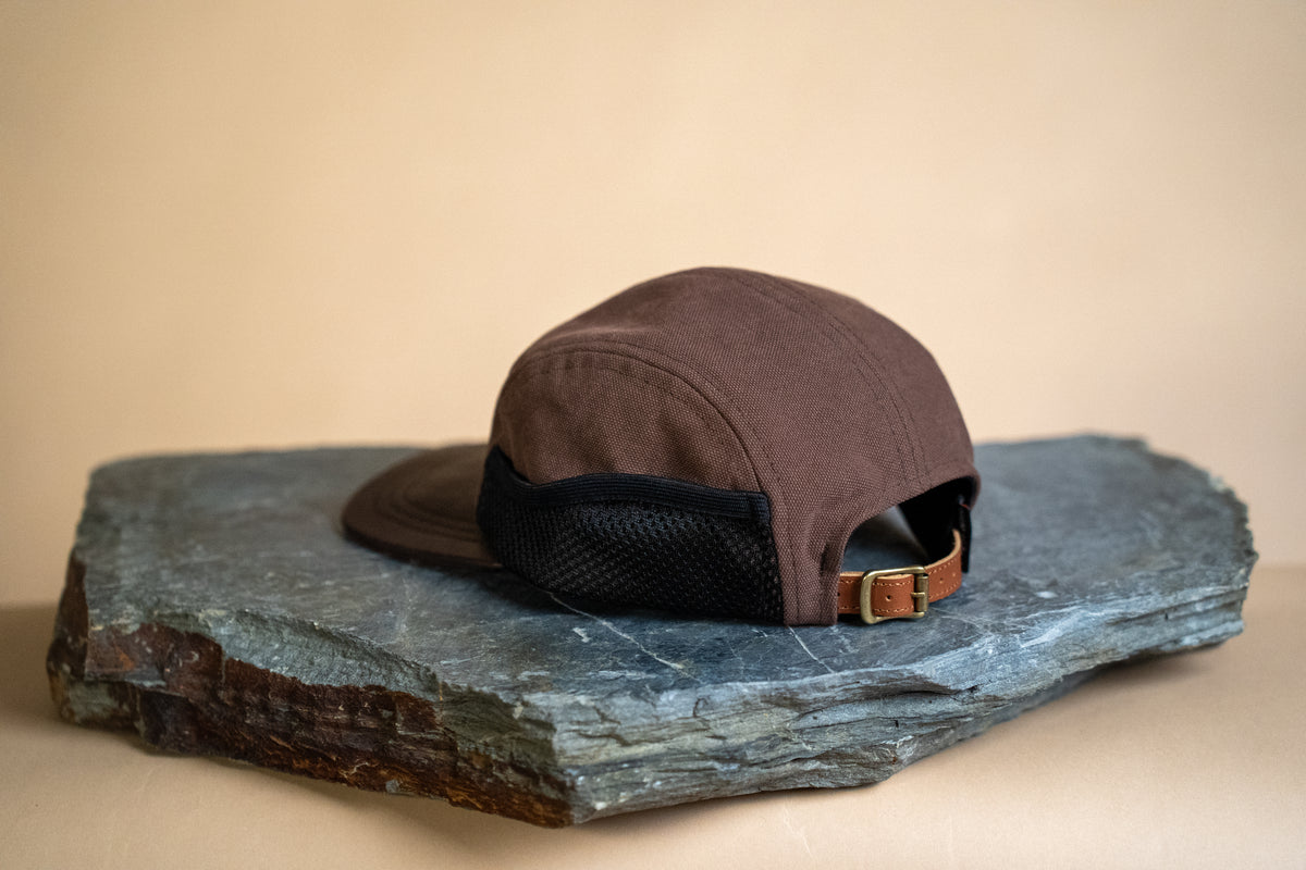 Ridgeline Utility Hat - Brown X Stone with Leather