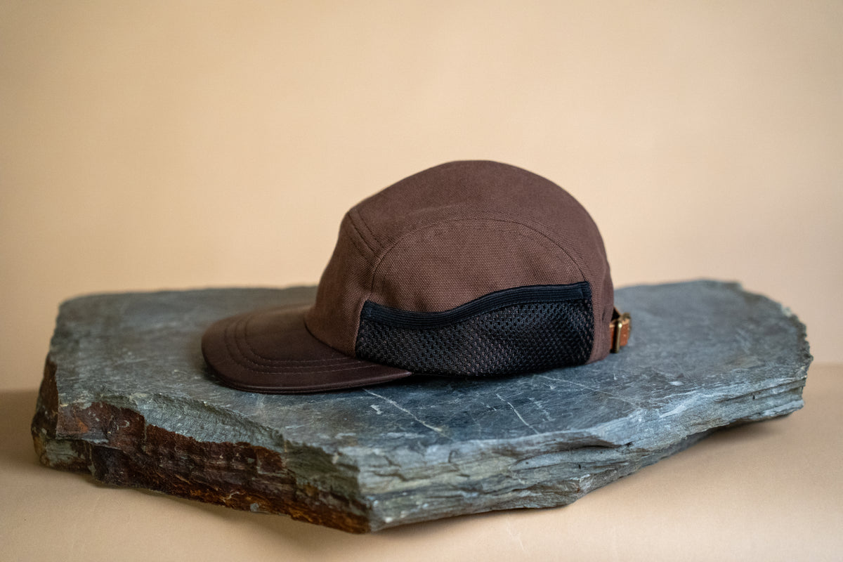 Ridgeline Utility Hat - Brown X Stone with Leather
