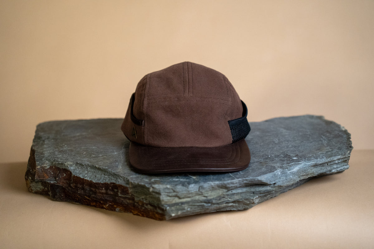 Ridgeline Utility Hat - Double Brown with Leather