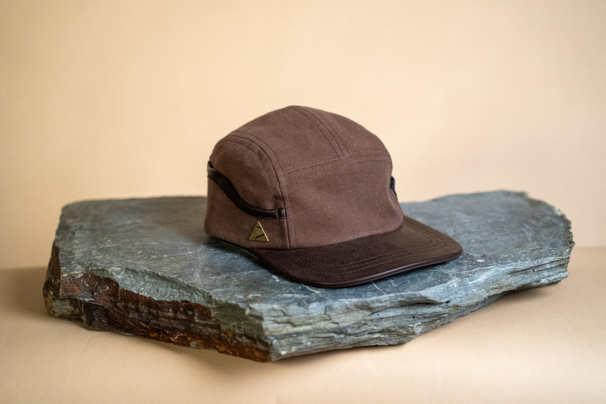 Ridgeline Utility Hat - Double Brown with Leather