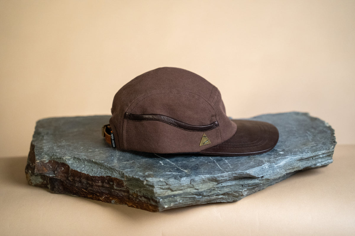 Ridgeline Utility Hat - Double Brown with Leather
