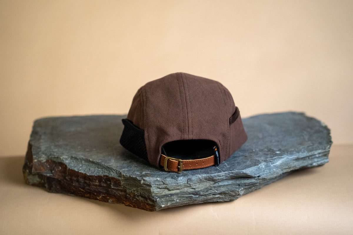 Ridgeline Utility Hat - Double Brown with Leather
