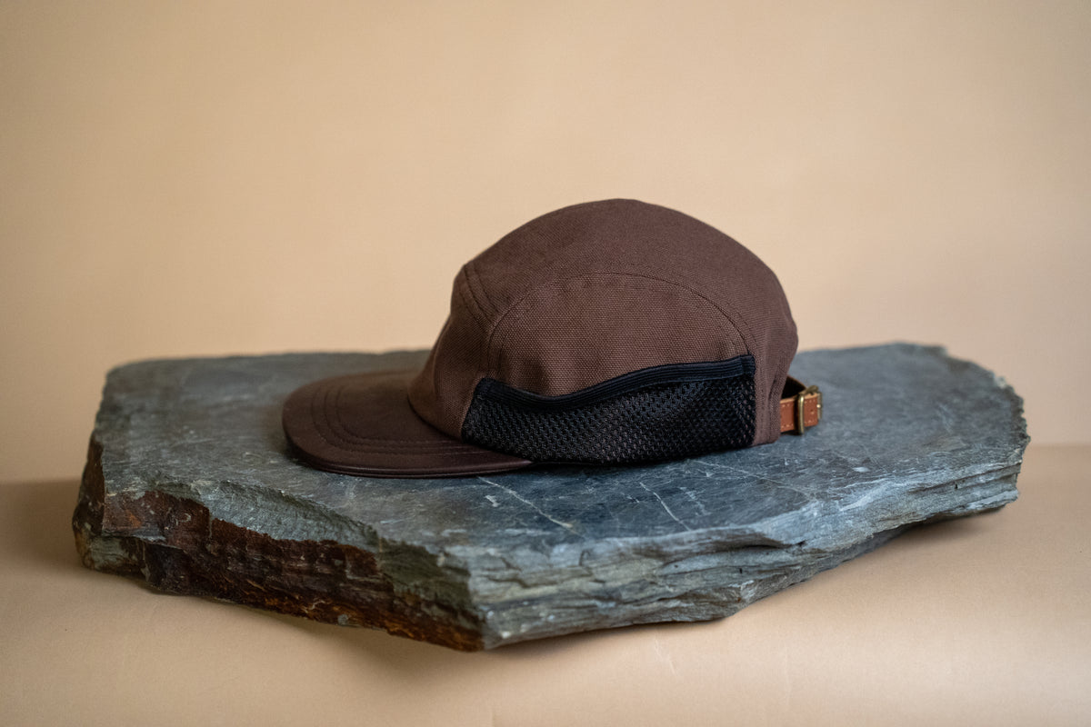Ridgeline Utility Hat - Double Brown with Leather
