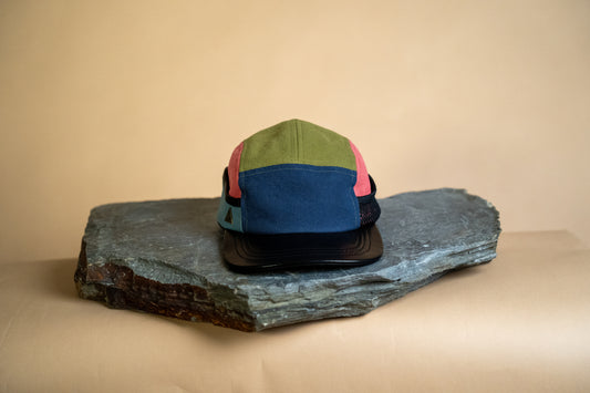 Ridgeline Utility Hat - Leather Multicolour Off-Cut