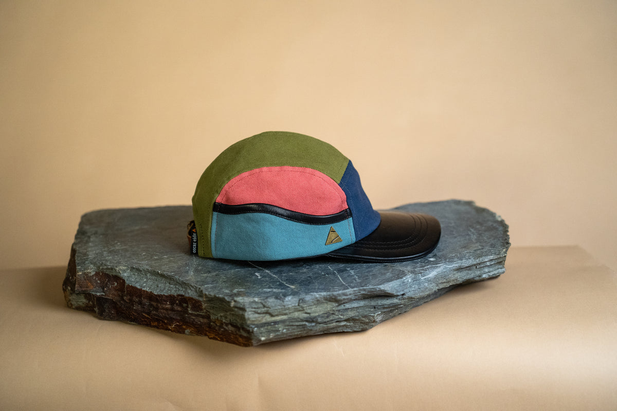 Ridgeline Utility Hat - Leather Multicolour Off-Cut