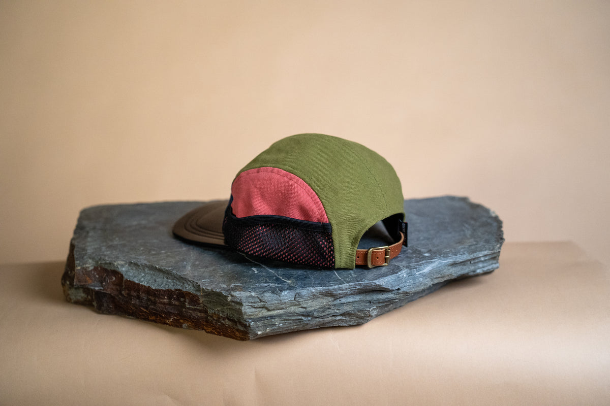 Ridgeline Utility Hat - Leather Multicolour Off-Cut