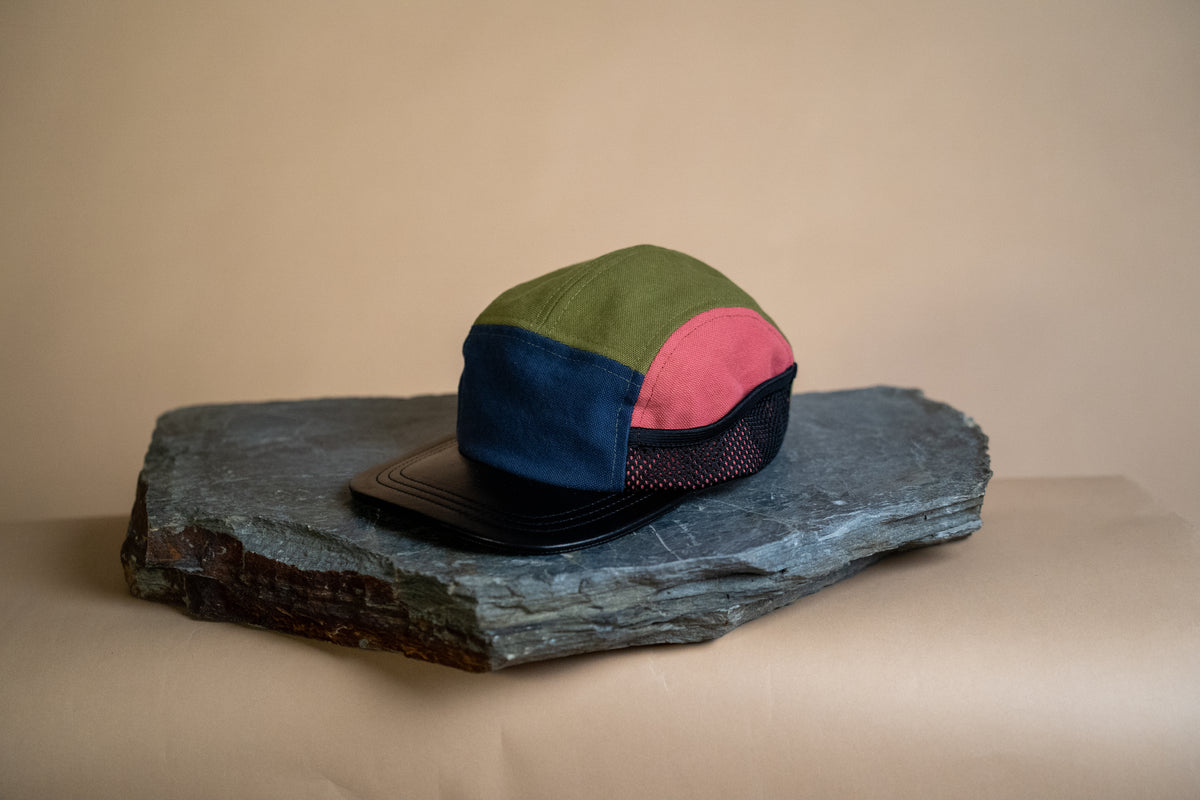 Ridgeline Utility Hat - Leather Multicolour Off-Cut