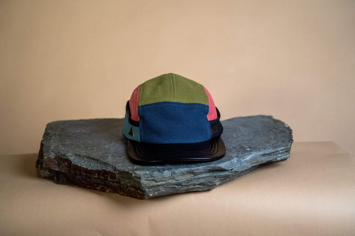 Ridgeline Utility Hat - Leather Multicolour Off-Cut