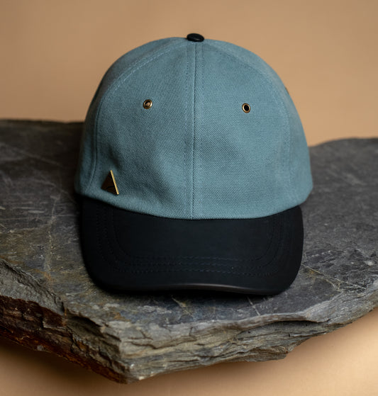 Fujikinbai Pacific Baseball Cap - Leather & Brass