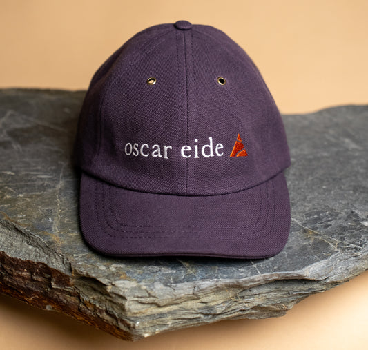 Fujikinbai Embroidered Cap - Plum