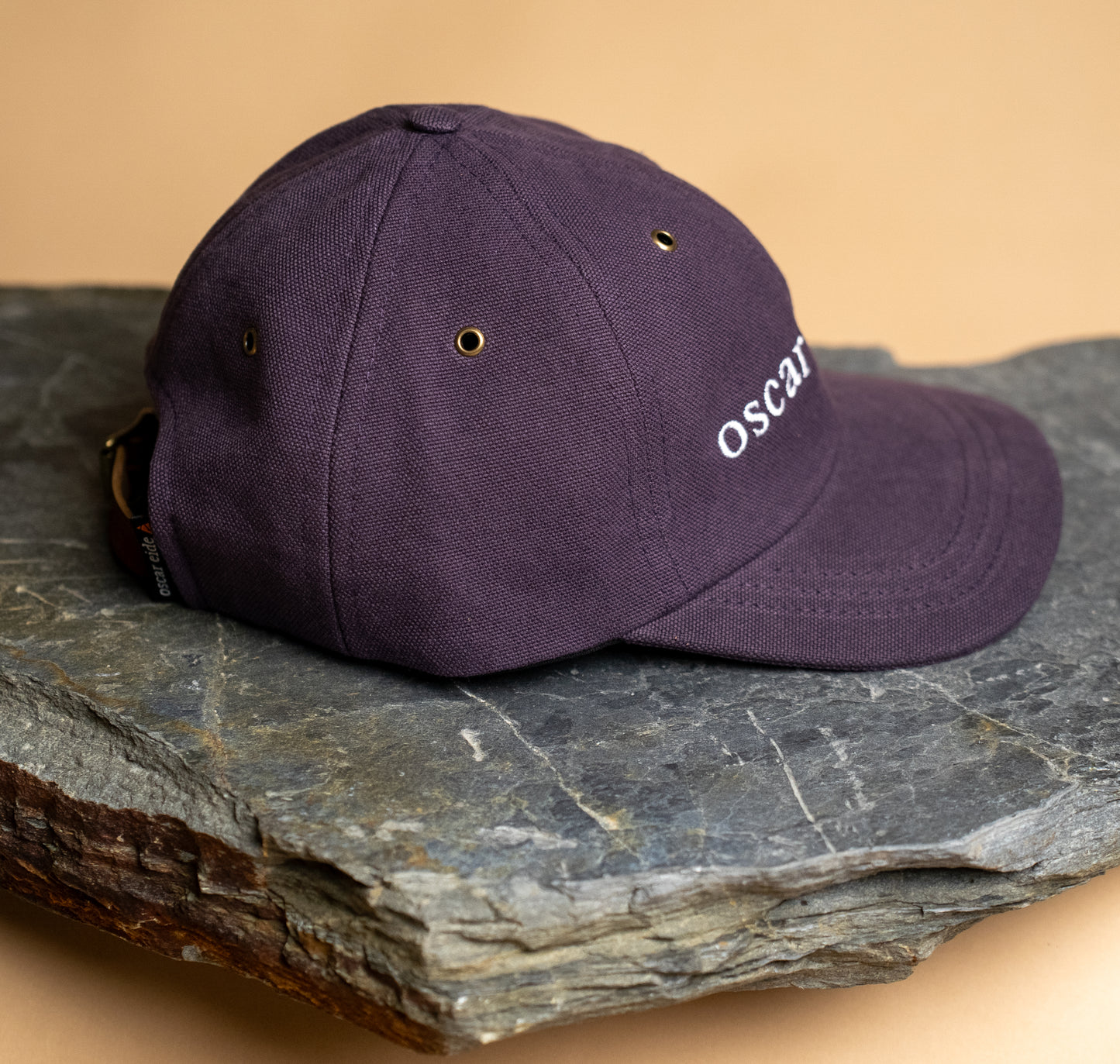 Fujikinbai Embroidered Cap - Plum