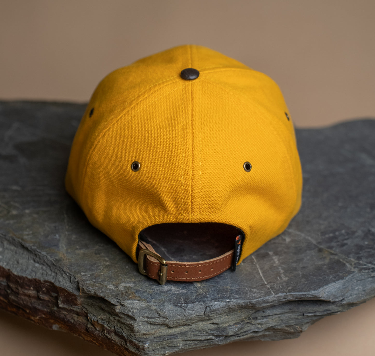 Fujikinbai Double Mānuka Baseball Cap - Leather & Brass