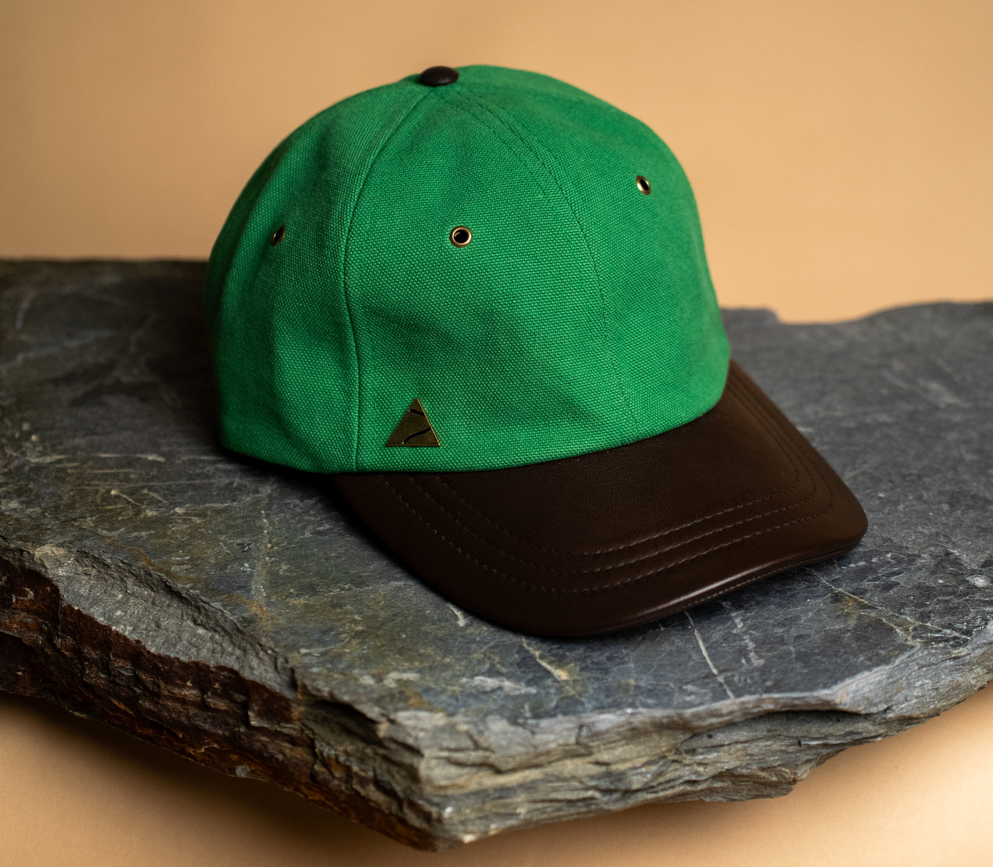 Fujikinbai Plum Purple Baseball Cap - Kākāriki Green