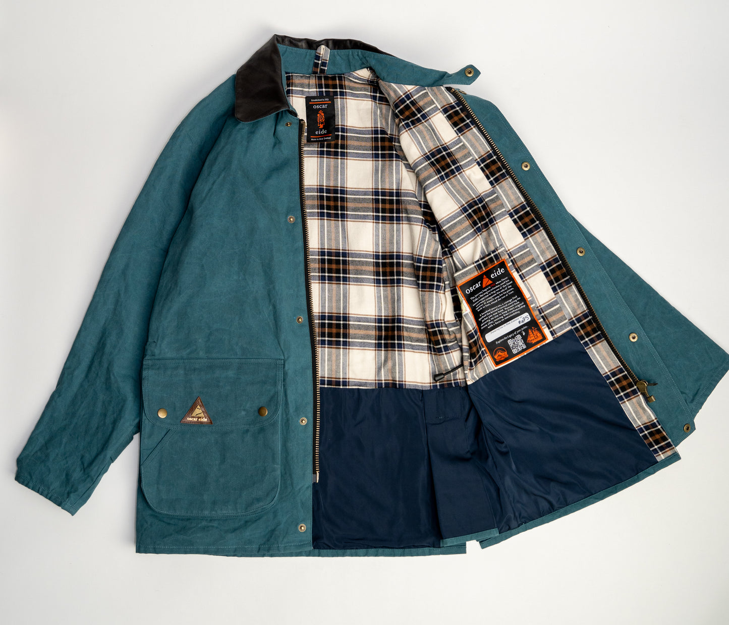 Waxed Heritage Jacket - Teal